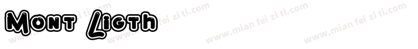 Mont Ligth字体转换
